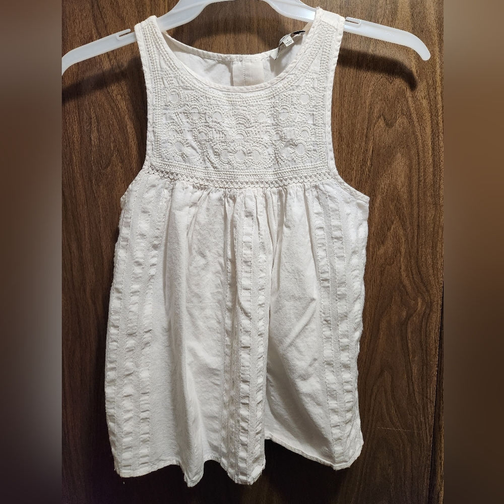 Madewell Embroidered Swing Tank